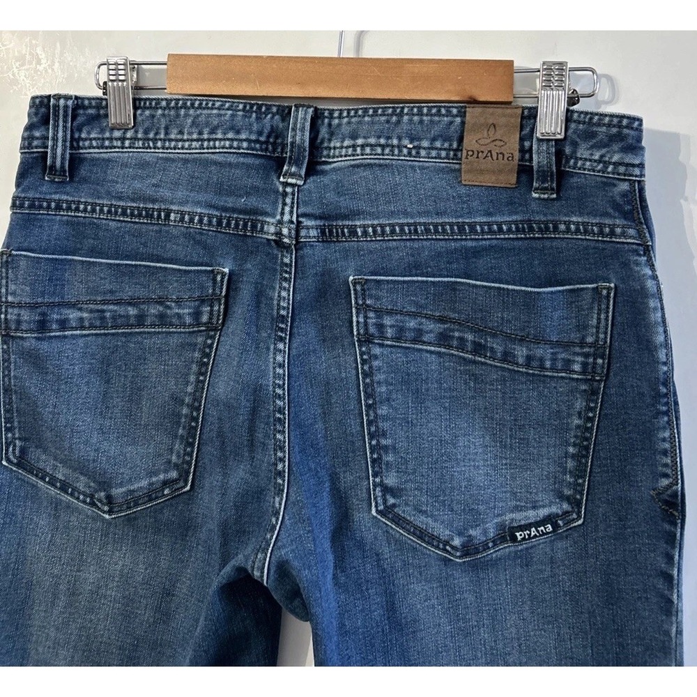 Mens Prana Stretch Jeans Size 34 Slim Fit Stretch Organic Blend Sz 32